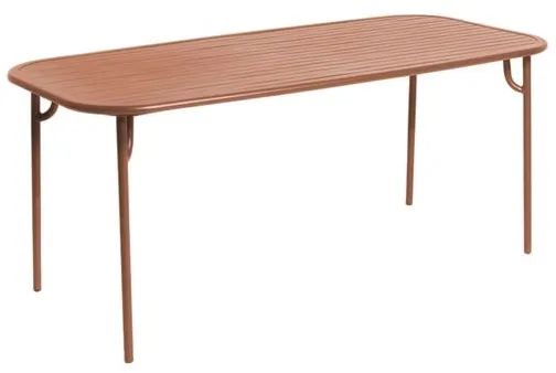 Petite Friture WEEK-END Rektangulært Bord Terracotta