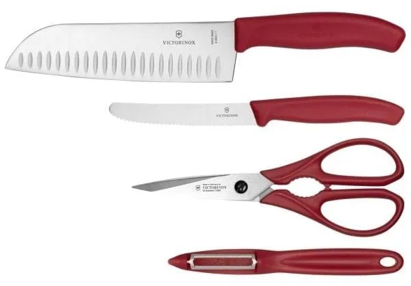 Victorinox Swiss Classic Kitchen Set 4 pcs. red